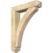 Ekena Millwork Thorton Arts and Crafts Rough Sawn Bracket w/ Offset Brace, Douglas Fir, 6"W x 26"D x 34"H BKT0604X26X34THR03RDF - alternate 1